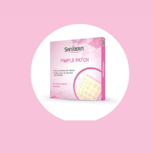 Saniderm Pimple Patch – Fast-Acting, Invisible Hydrocolloid Patches for Clearer Skin, Suitable for All Skin Types.